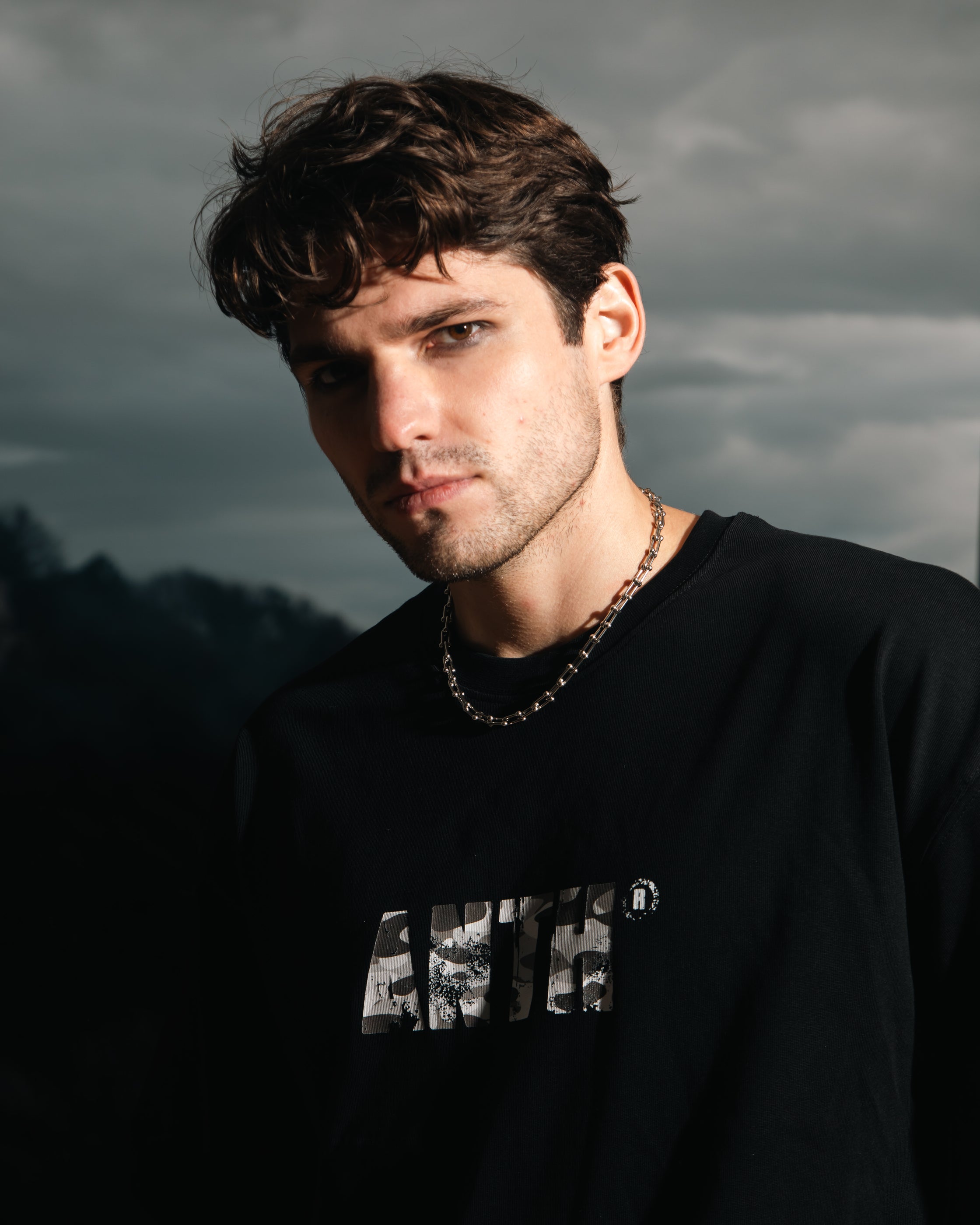 ANTH CAMO BLACK T-SHIRT