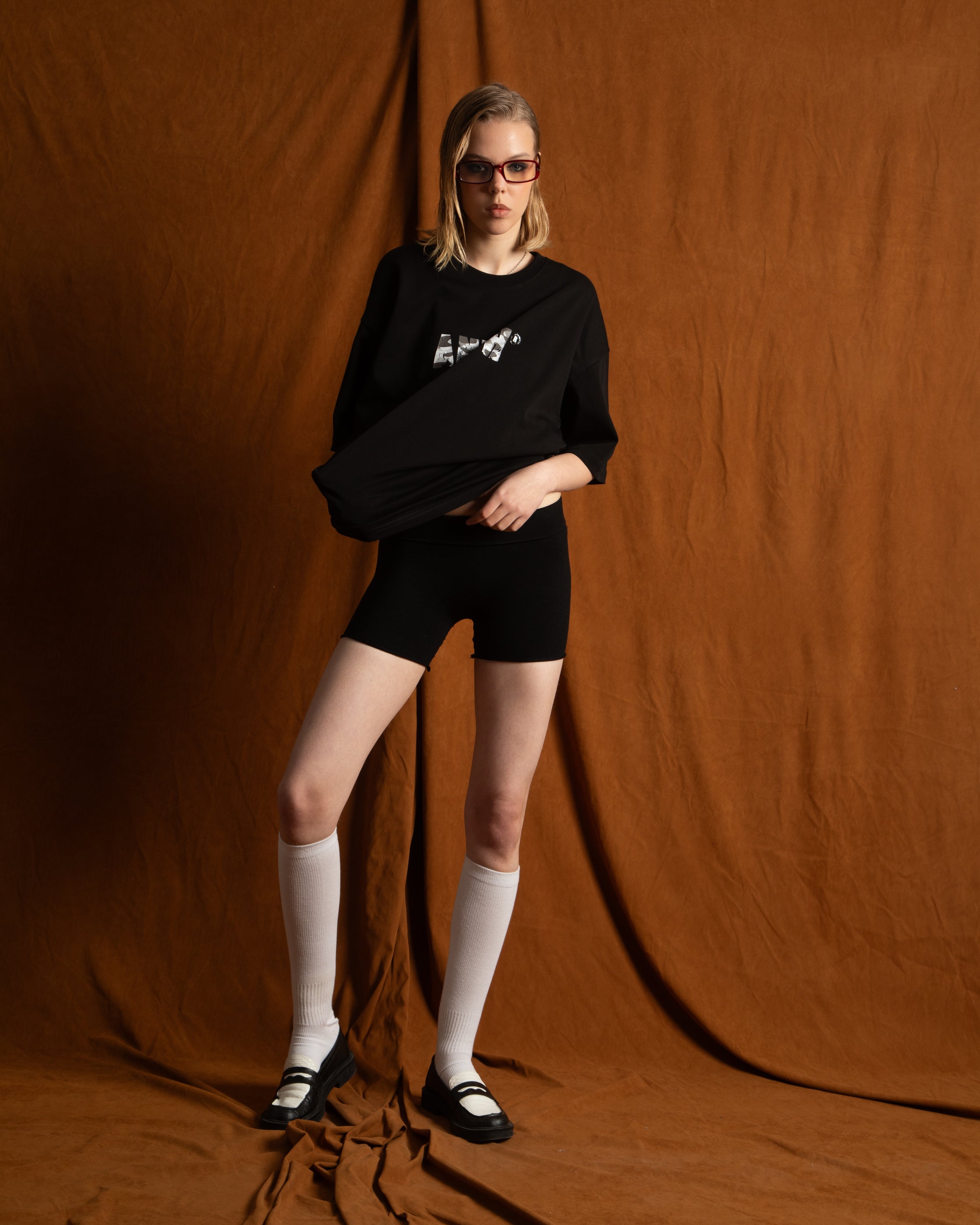 ANTH CAMO BLACK T-SHIRT