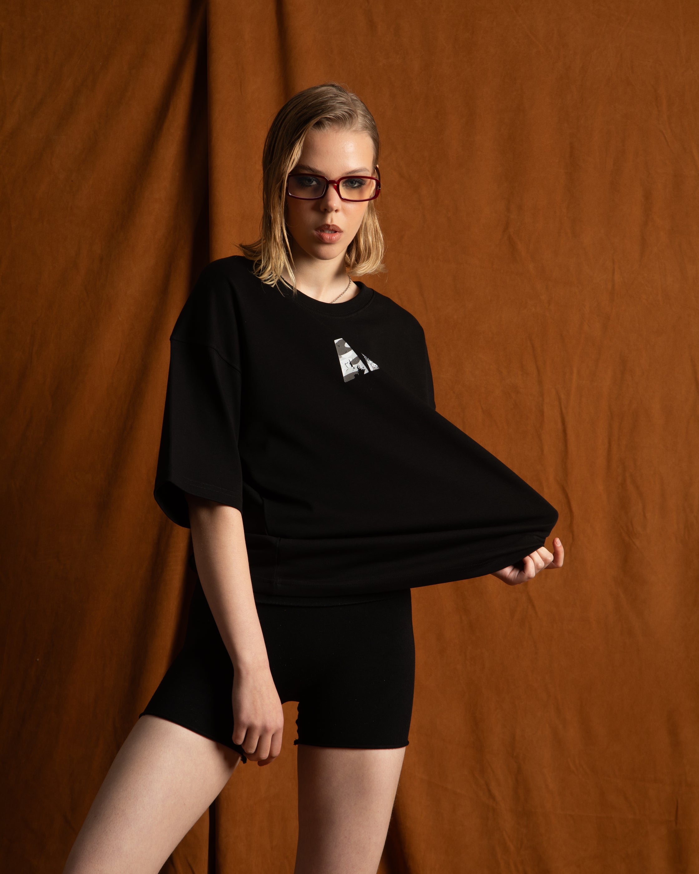 ANTH CAMO BLACK T-SHIRT