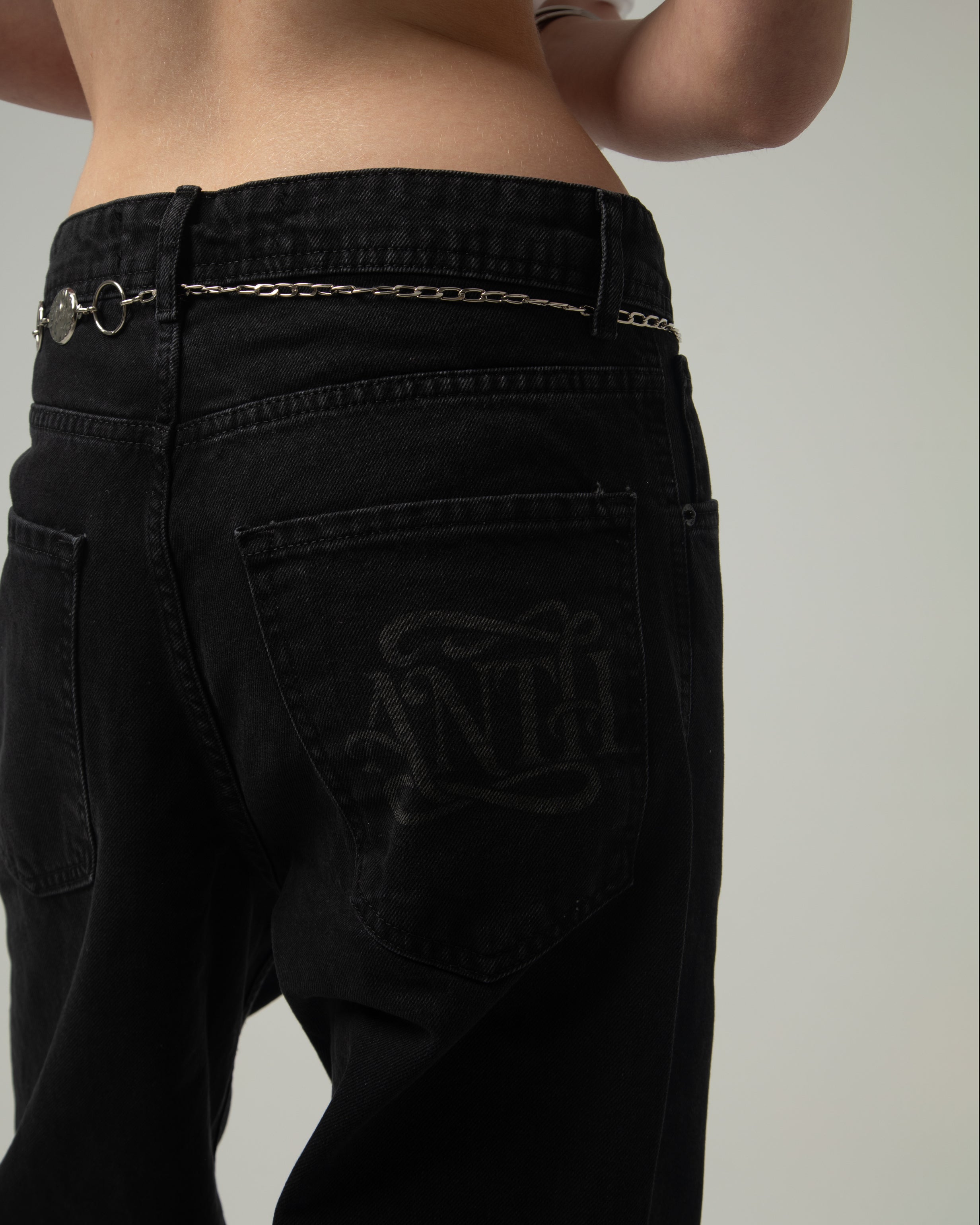 ANOTH SİYAH DENİM PANTOLON
