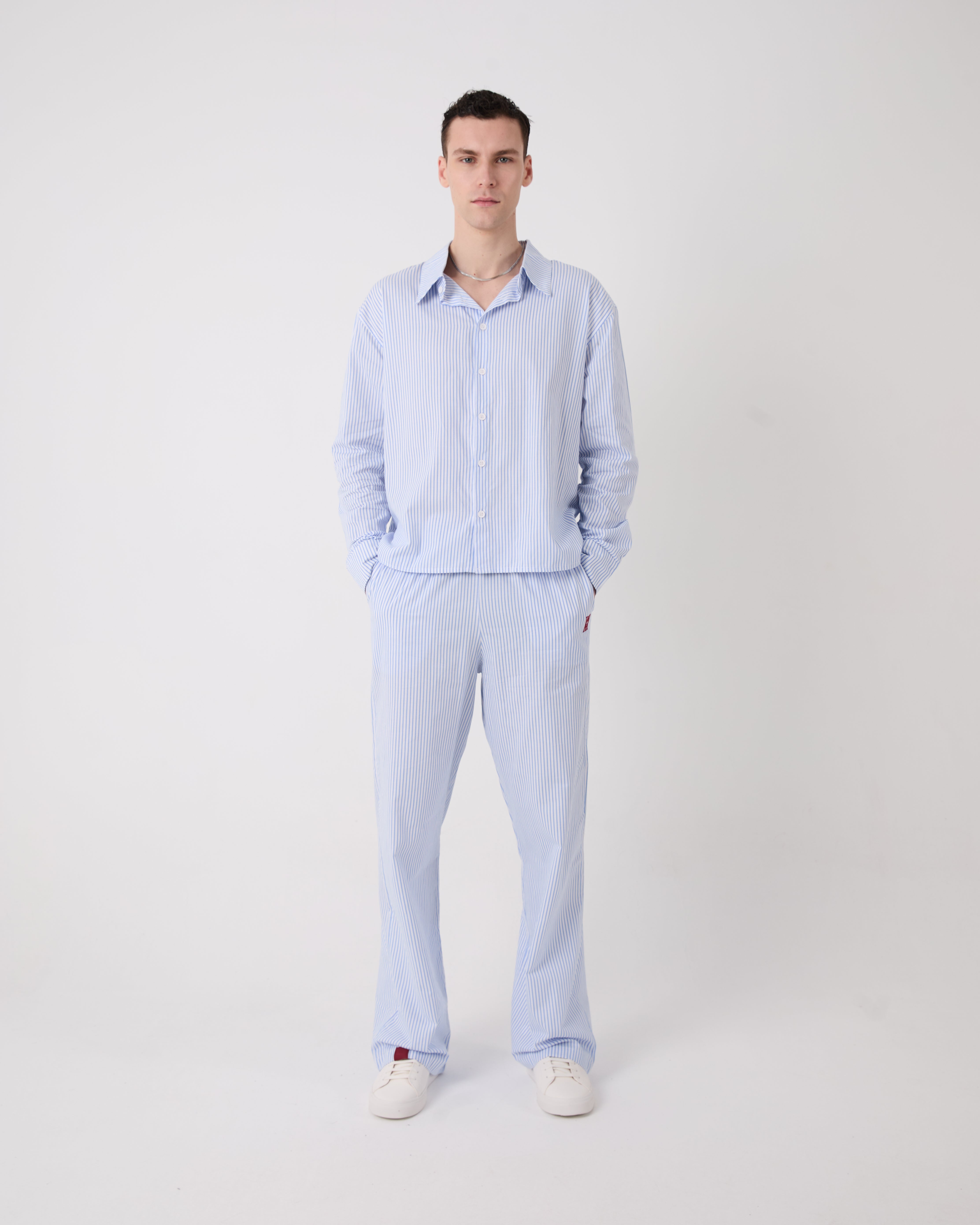 BLUE STRIPE PANTS