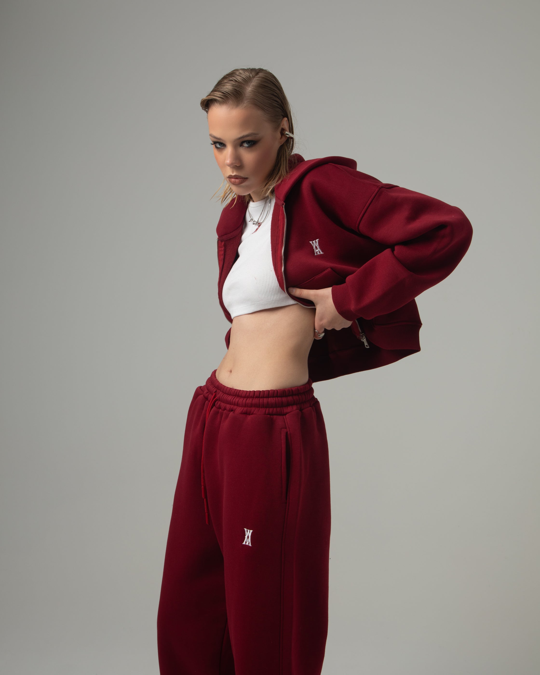 ANOTH CHERRY RED SWEATPANT