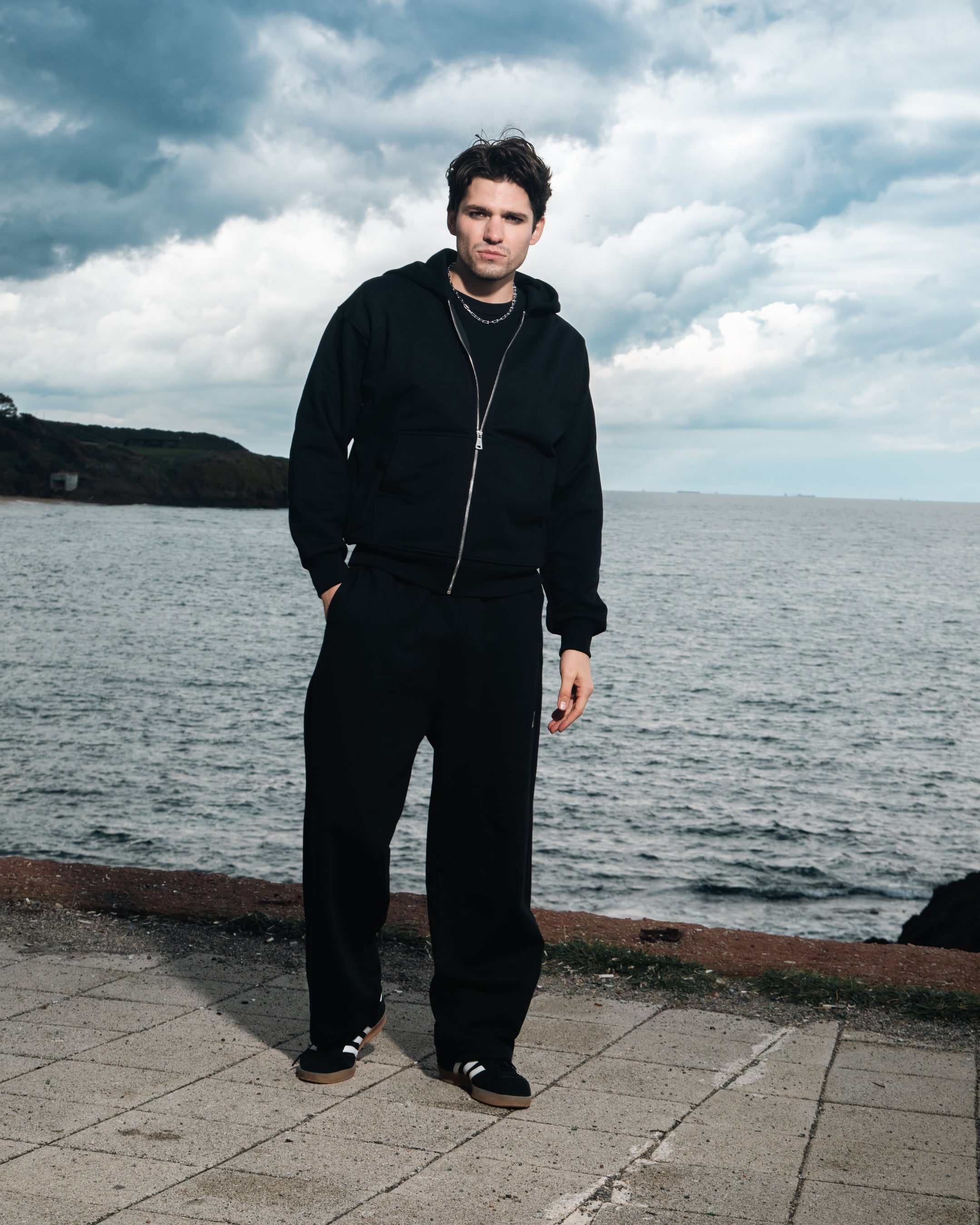 ANOTH LOGO BLACK SWEATPANT