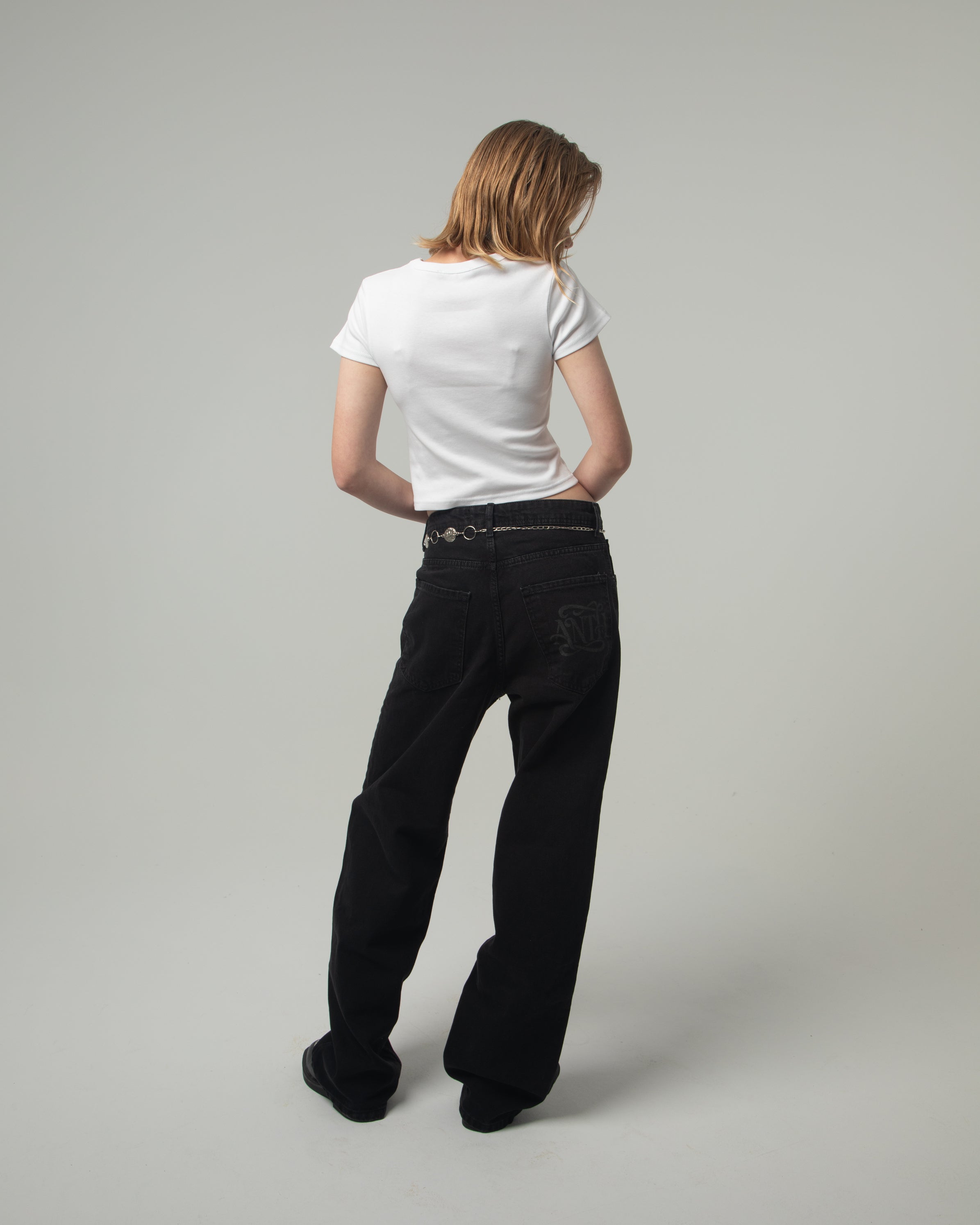 ANOTH BLACK DENIM PANT